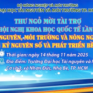 Trường ĐH Tài nguyên và Môi trường Tp. HCM