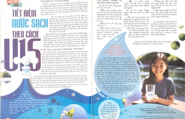 Tiết kiệm nước sạch theo cách U15 trong đợt hạn mặn