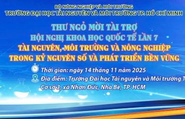 THƯ NGỎ Mời tài trợ Hội nghị Khoa học Công nghệ Quốc tế lần thứ 7 năm 2025