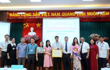Lễ công bố Chứng nhận đạt chuẩn chất lượng Chương trình đào tạo Kỹ thuật Trắc địa - bản đồ
