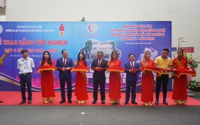Ngày Hội việc làm và Triển lãm KHCN Ngành TNMT Lần I - Năm 2022