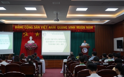 Tuyên truyền về Chính sách BHYT cho sinh viên hệ Đại học chính quy của Nhà trường