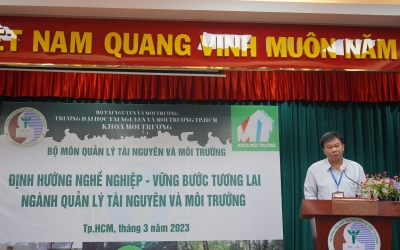 Hội thảo “Định hướng nghề nghiệp - Vững bước tương lai ngành Quản lý Tài nguyên và Môi trường”