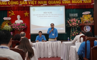 Hội nghị tổng kết công tác Công Đoàn năm 2023 và triển khai nhiệm vụ năm 2024