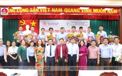 [PIC] Lễ Bế giảng và Trao chứng chỉ lớp sơ cấp nghề bậc 1 nghề Trắc địa Công trình