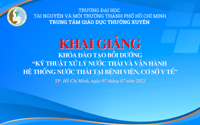 [PIC] Lớp “Bồi dưỡng nghiệp vụ Kỹ thuật xử lý nước thải và vận hành hệ thống xử lý nước thải y tế”