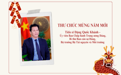 Thư Chúc mừng Năm mới của Bộ trưởng Bộ Tài nguyên và Môi trường