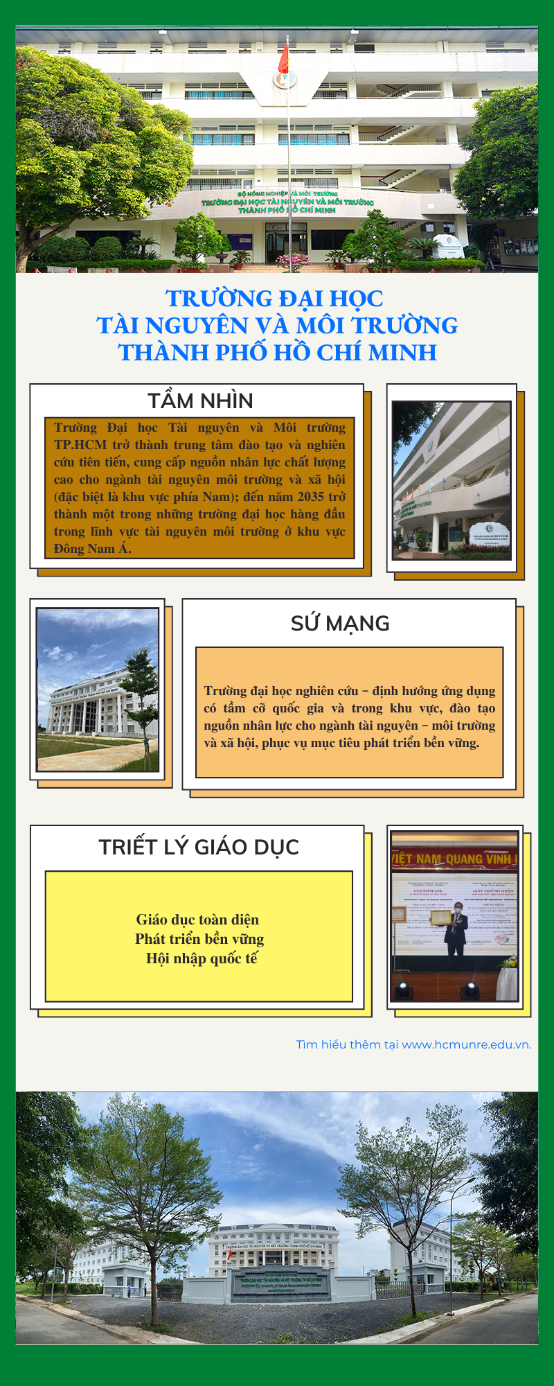 Trường ĐH Tài nguyên và Môi trường Tp. HCM